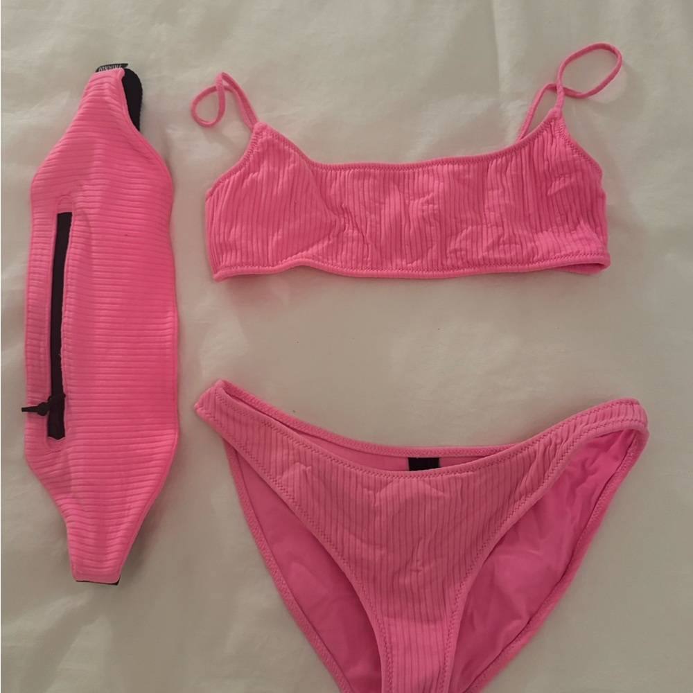 Triangl Pink Bikini Top